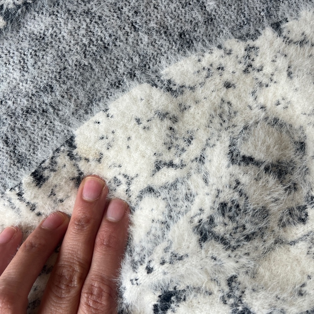 Lovestitch Black and White Snake Patterned Open Cardigan - Picture 9 of 11